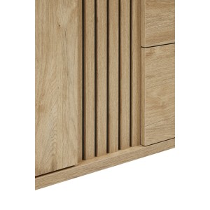 Commode bébé TOMMY – Table à langer intégrée coloris chêne doré