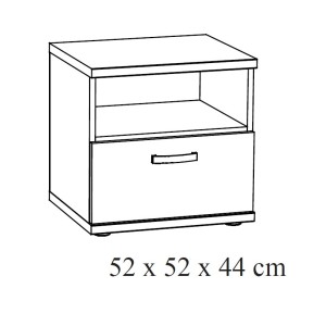 Chambre bébé ou enfant TOMMY, lit 60x120 évolutif en 90x200, armoire, commode à langer et chevet