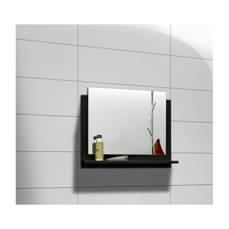 Miroir de salle de bain pour collection OWL/RAVEN/BIRD, coloris noir