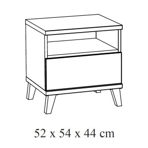 Chambre bébé ou enfant LOUISE, lit 60x120 évolutif en 90x200, armoire, commode à langer et chevet