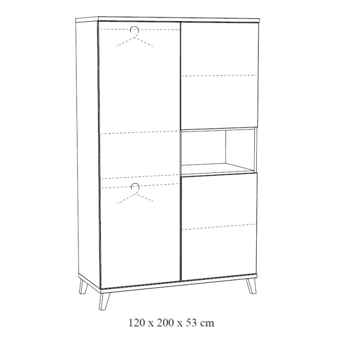 Chambre bébé ou enfant LOUISE, lit 60x120 évolutif en 90x200, armoire, commode à langer et chevet