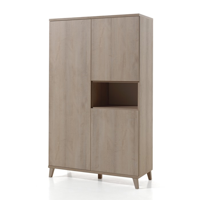 Chambre bébé ou enfant LOUISE, lit 60x120 évolutif en 90x200, armoire, commode à langer et chevet