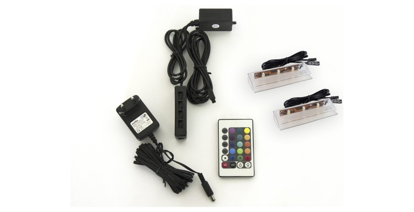 Éclairage LED RGB 4 clipex