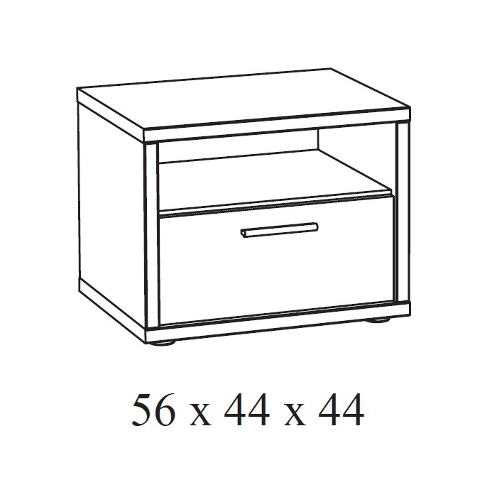 Chambre bébé ou enfant MATHEO, lit 60x120 évolutif en 90x200, armoire, commode à langer et chevet
