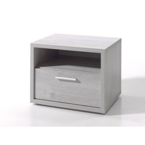 Chambre enfant robuste MATHEO, lit 90x200, armoire, bureau, bibliothéque et chevet