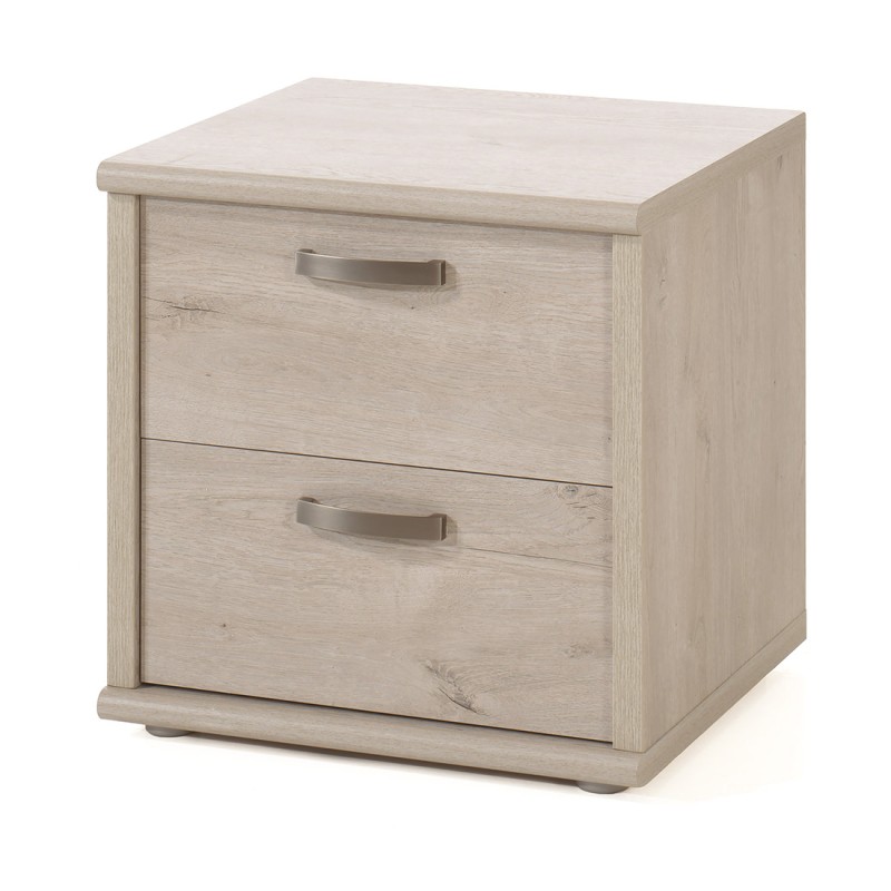 Table de chevet DANY – 2 tiroirs – Chêne clair