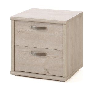 Chambre bébé DANY, lit 60x120 évolutif en 90x200, armoire, commode à langer et chevet, coloris chêne