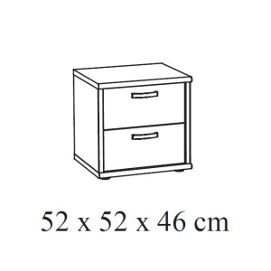 Chambre enfant, ado robuste collection DANY, lit, armoire, bureau, commode et chevet, coloris chêne clair