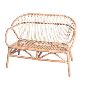 Canapé d'extérieur en rotin 83x68x116cm, parfait pour se relaxer au naturel