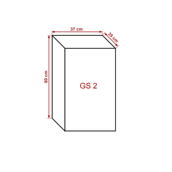Meuble de salon blanc collection CEPTO, 1 porte, 1 étagère. Idéal pour un petit rangement dans le salon