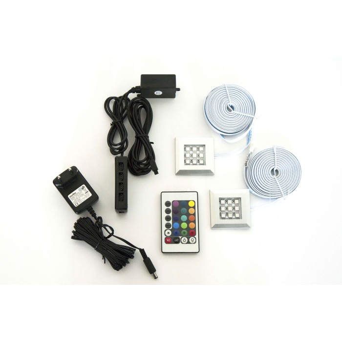 Éclairage LED RGB 2 Squere pour collection CEPTO