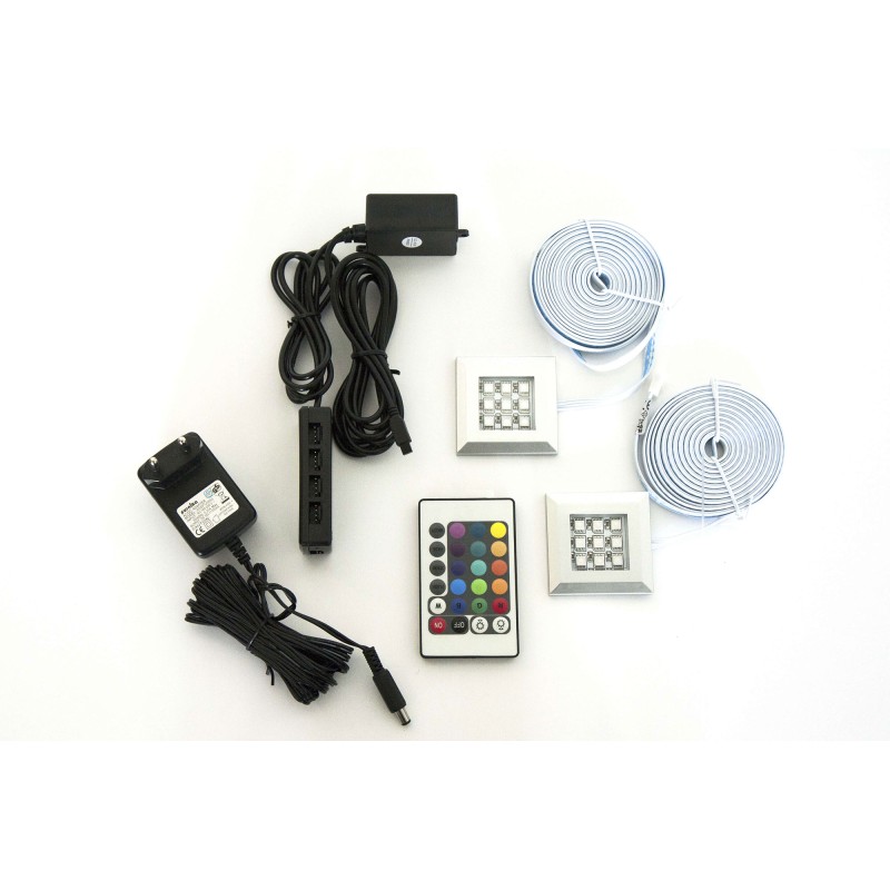 Éclairage LED RGB 2 Squere pour collection CEPTO