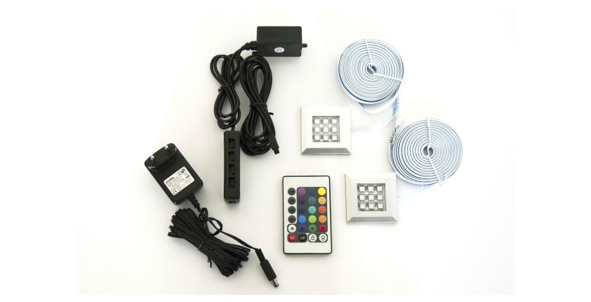 Éclairage LED RGB 2 Squere pour collection CEPTO