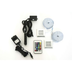 Éclairage LED RGB 2 Squere pour collection CEPTO