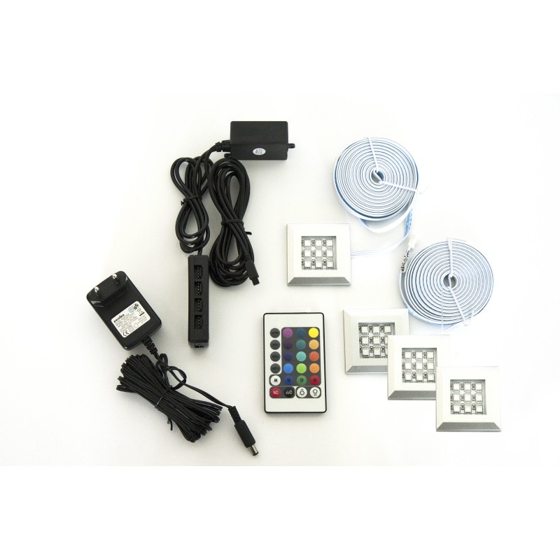 Éclairage LED RGB 4 Squere pour collection CEPTO