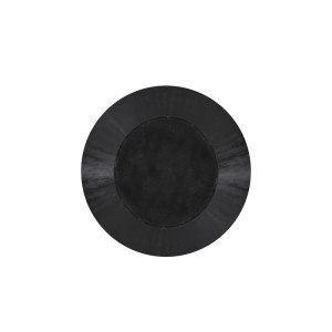 Table ronde collection FRANCHIA en bois exotique de mangolia noir diamètre 130 cm