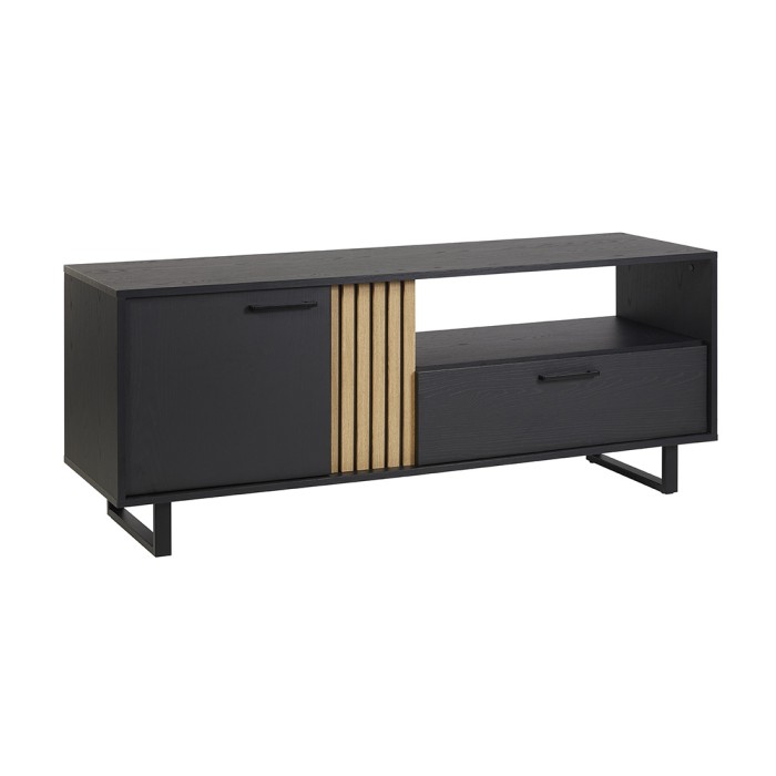 Meuble TV LOFT – Noir et...