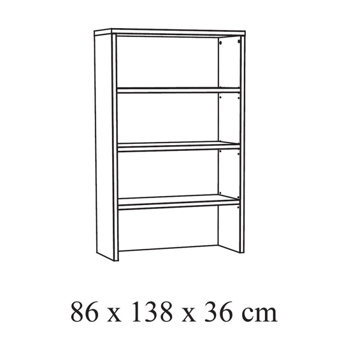 Chambre enfant, ado robuste collection OLVENA, lit, armoire, bureau, commode et chevet, blanc effet bois