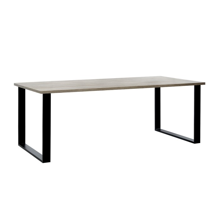 Ensemble de meubles pour salle à manger coloris chêne clair collection NEWTON.