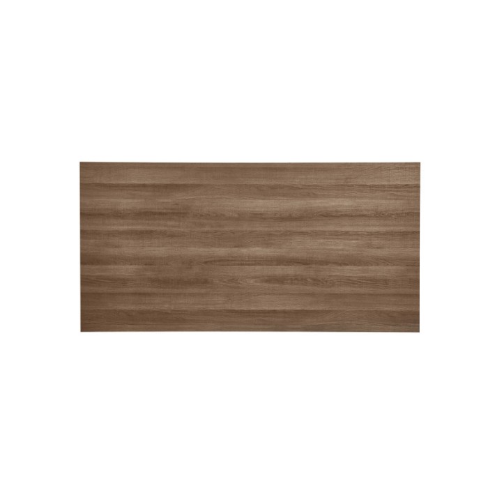 Table à manger haute EDWAR longueur 180cm en décor chêne vieilli, idéal pour une salle à manger conviviale