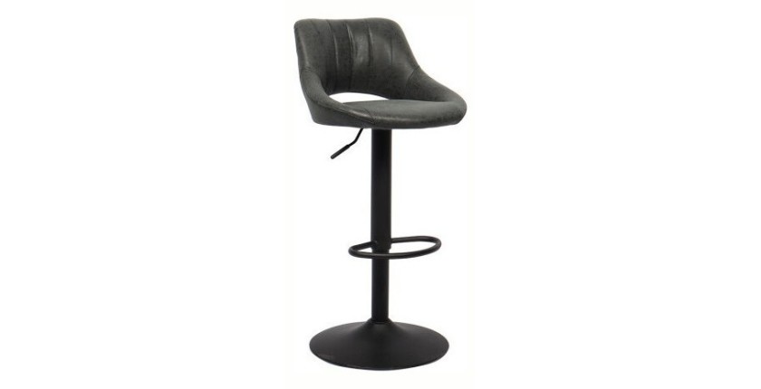 Tabouret de bar style vintage coloris noir. Collection BELLA