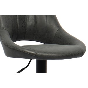 Tabouret de bar style vintage coloris noir. Collection BELLA