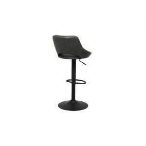 Tabouret de bar style vintage coloris noir. Collection BELLA