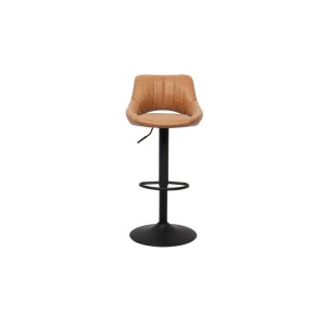 Tabouret de bar style vintage coloris noir. Collection BELLA