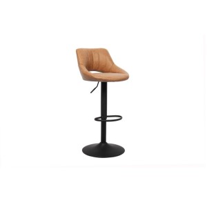 Tabouret de bar style vintage coloris noir. Collection BELLA