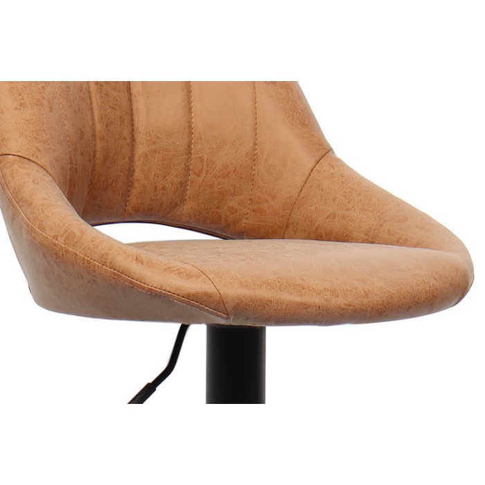 Tabouret de bar style vintage coloris noir. Collection BELLA