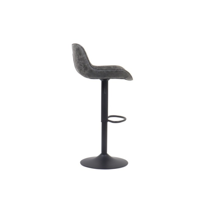 Tabouret de bar style vintage coloris gris. Collection ZENA