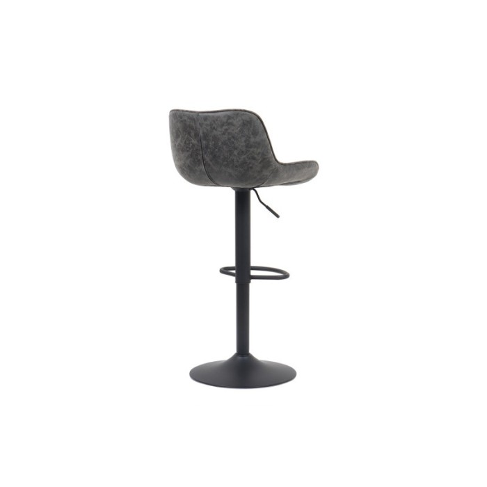 Tabouret de bar style vintage coloris gris. Collection ZENA