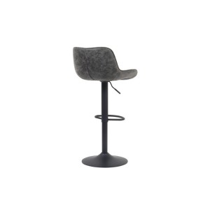 Tabouret de bar style vintage coloris gris. Collection ZENA