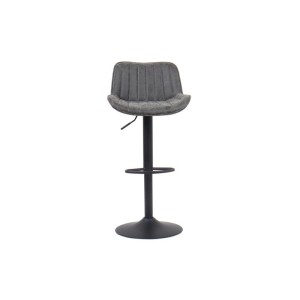 Tabouret de bar style vintage coloris gris. Collection ZENA