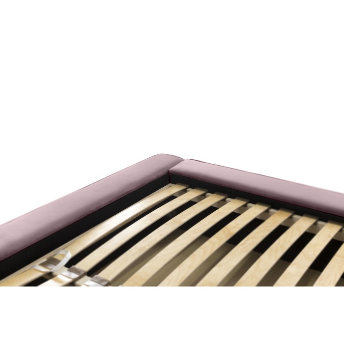 Lit coffre 160x200 coloris rose - Collection MINAO