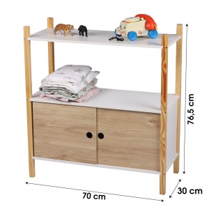 Petite armoire de rangement pour enfant 70x30x77cm