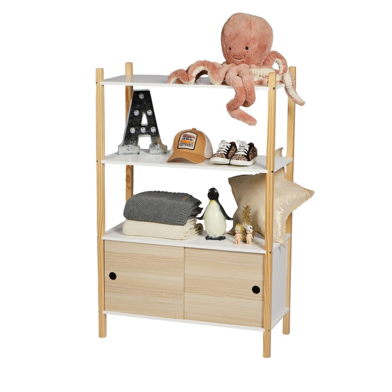 Petite armoire de rangement pour enfant 70x30x106cm