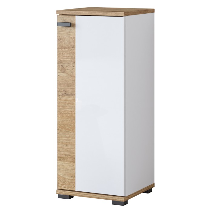 Ensemble de 5 meubles de salle de bain BALEA coloris chêne et blanc
