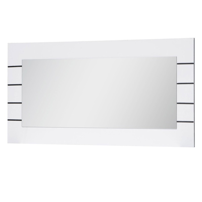 Grand miroir blanc 120x60 cm – Collection LINA