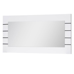 Grand miroir blanc 120x60 cm – Collection LINA