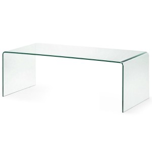 Table basse collection AXEL. Meuble type CONTEMPORAIN en verre trempé