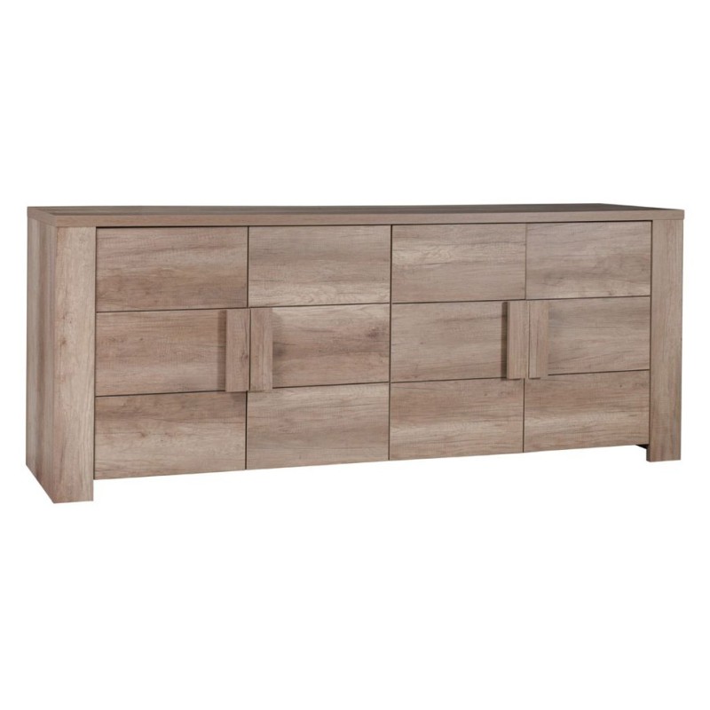 Grand buffet 4 portes - Collection FARRA - chêne Dab Canyon