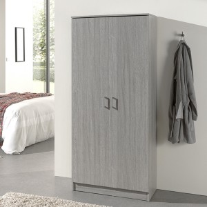 Armoire de rangement REY 80cm, idéal pour votre entrée, votre buanderie ou encore votre salle de bain.