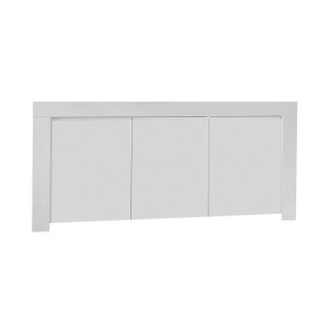 Buffet 3 portes, collection FOLOMI, coloris blanc laqué brillant