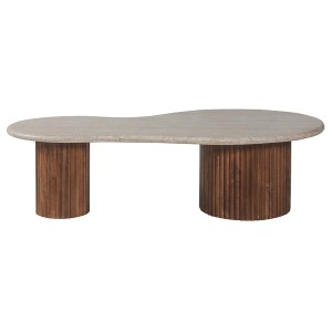 Table basse en bois massif collection DELHI - Style ethnique et design