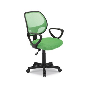 Chaise de bureau IPOLIST Tissu filet vert, idéal pour un bureau confortable et moderne
