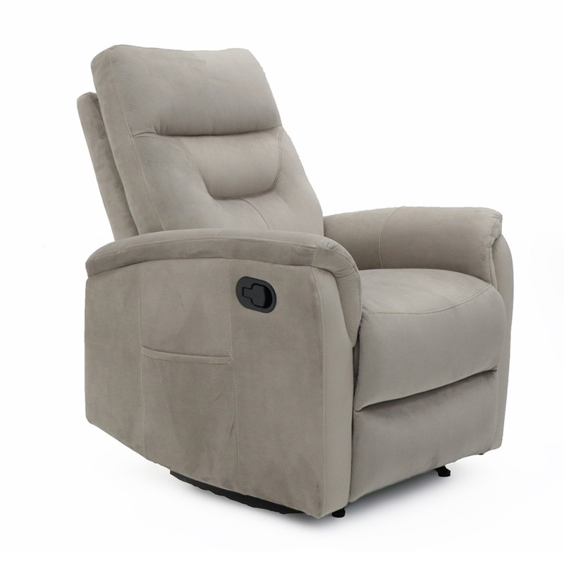 Fauteuil relaxation relevable manuellement PARIS – Coloris beige – Confort et élégance