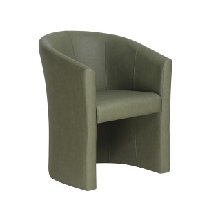 Fauteuil de salon KYOTO – Confortable – Vert – Style vintage