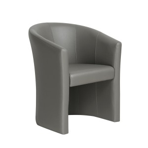 Fauteuil de salon KYOTO – Confortable – coloris gris vert – Style vintage