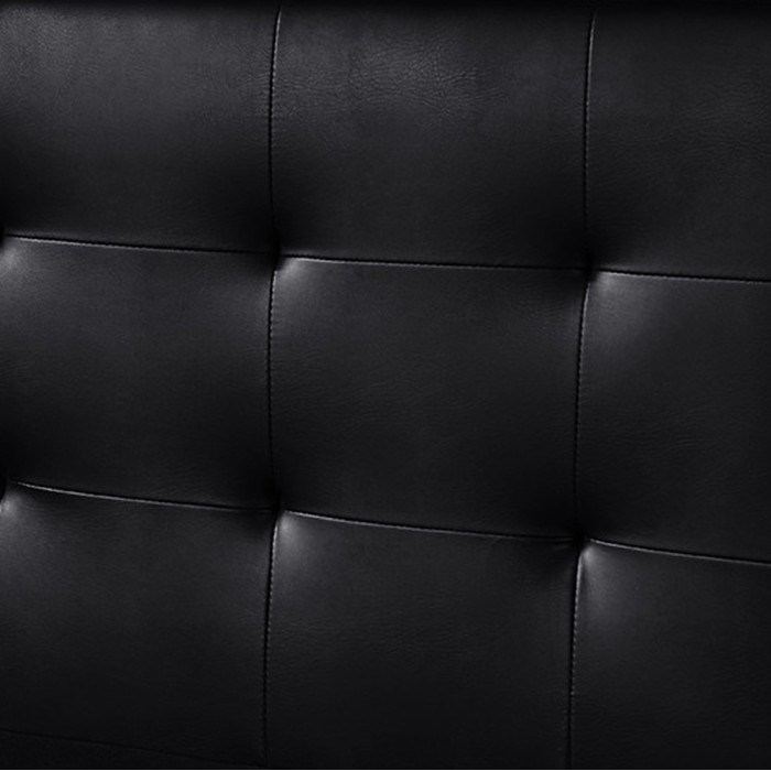 Lit coffre RICO – 160x200 cm – Coloris noir – Sommier inclus – Design élégant et pratique